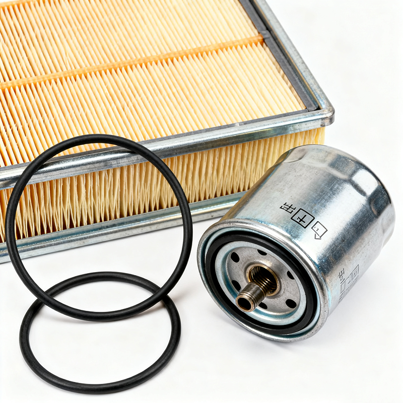 Seals, filter elements, tires, etc